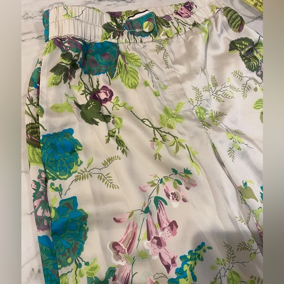 JCrew Collection Ratti Floral Print Cropped Pants size 2 - Picture 4 of 6